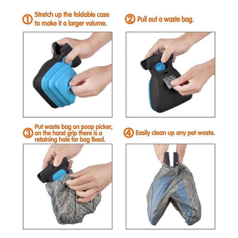 Dog Poop Bag Dispenser Travel Foldable