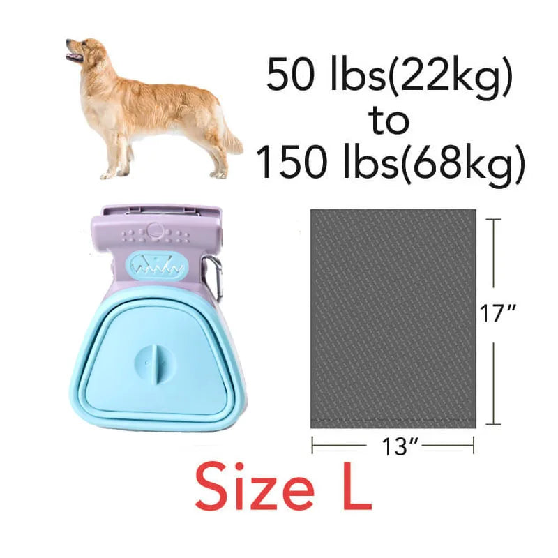 Dog Poop Bag Dispenser Travel Foldable