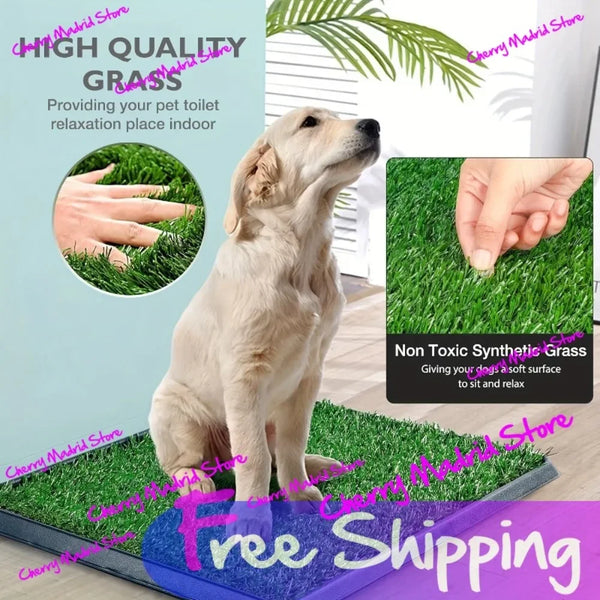 Pet Grass Pad Artificial Dog Poop Toilet