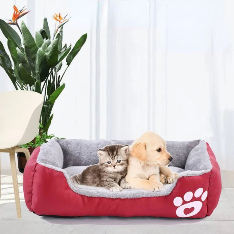 Pet Cat Dog Bed Square Waterproof Mattress