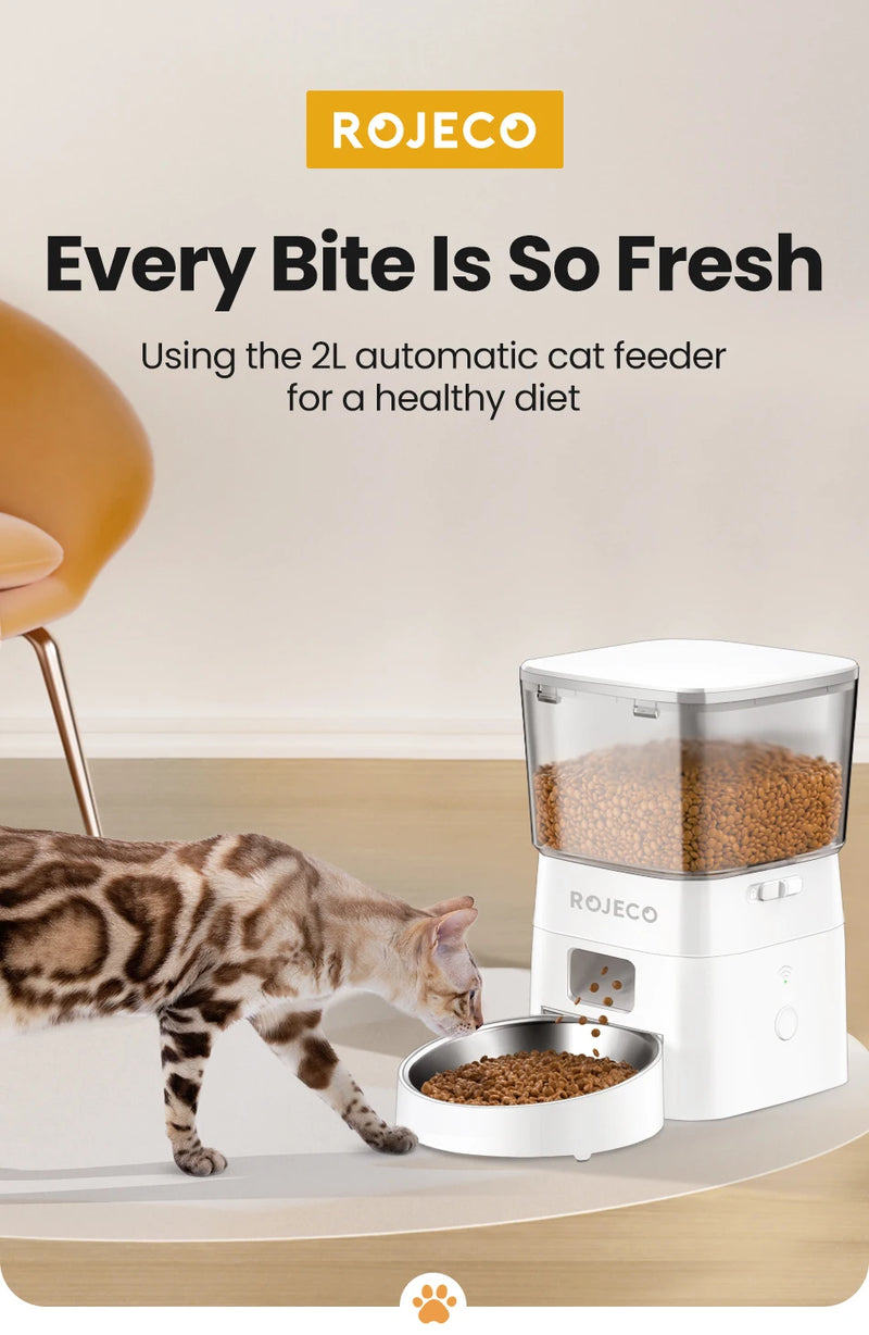 2L Automatic Pet Feeder WIFI Smart