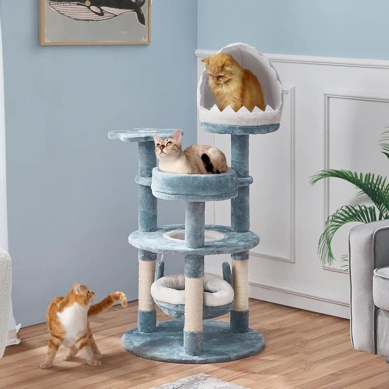 Multi-Level Cat Tree Tower