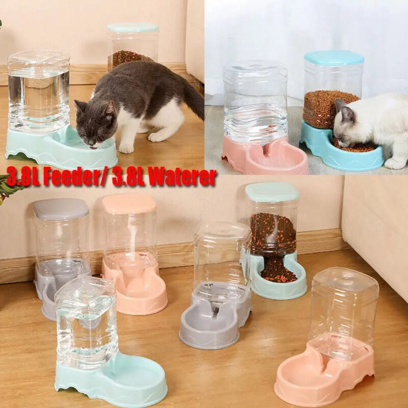 Smart 3.8L Pet Feeder & Water Fountain