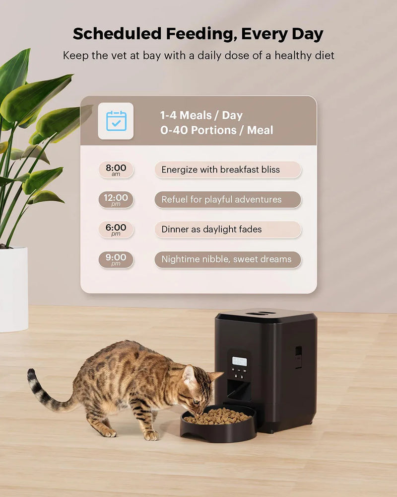 Smart Pet Feeder Automatic With Timed Quantitative