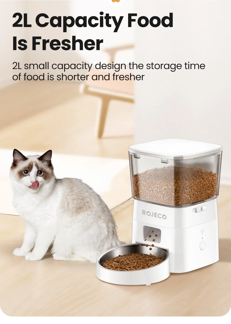 2L Automatic Pet Feeder WIFI Smart