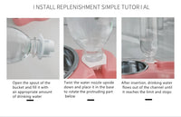 New 2-in-1 Cat Bowl Water Food Dispenser