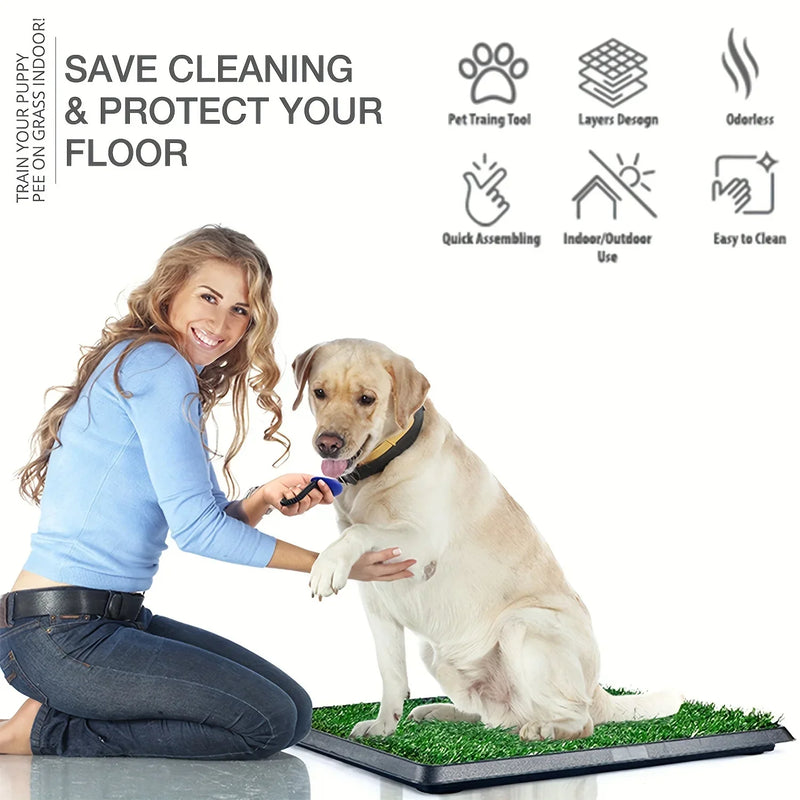 Pet Grass Pad Artificial Dog Poop Toilet