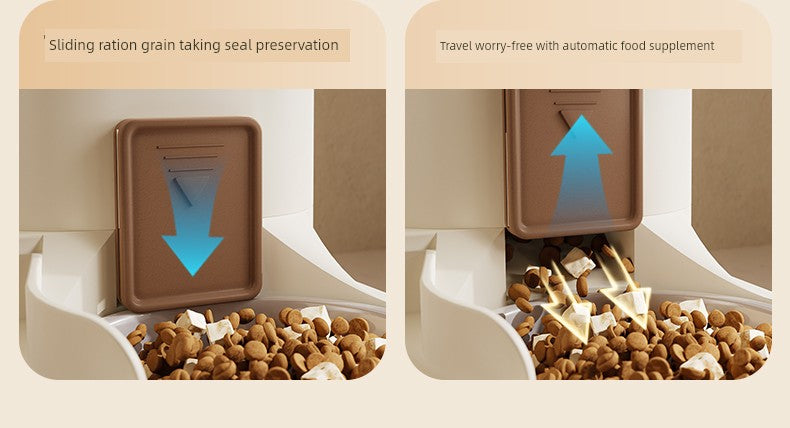 Non-Plug-in Dog Food Automatic Pet Feeder