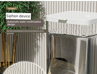 Automatic Pet Feeder Integrated Cat & Dog Water Fountain