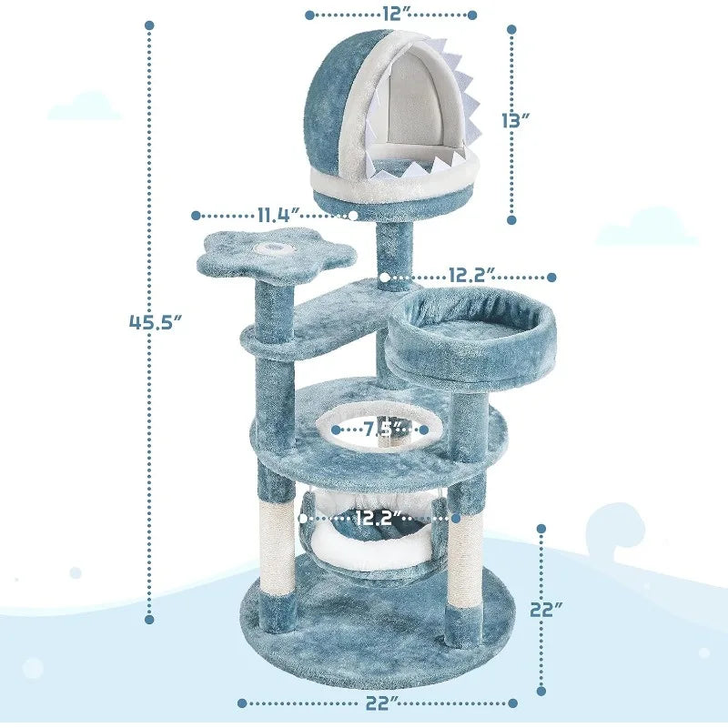 Multi-Level Cat Tree Tower