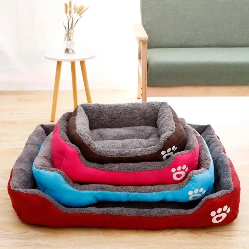 Pet Cat Dog Bed Square Waterproof Mattress