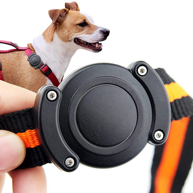 Waterproof Apple AirTag Case Dog Collar Holder for Large Pets