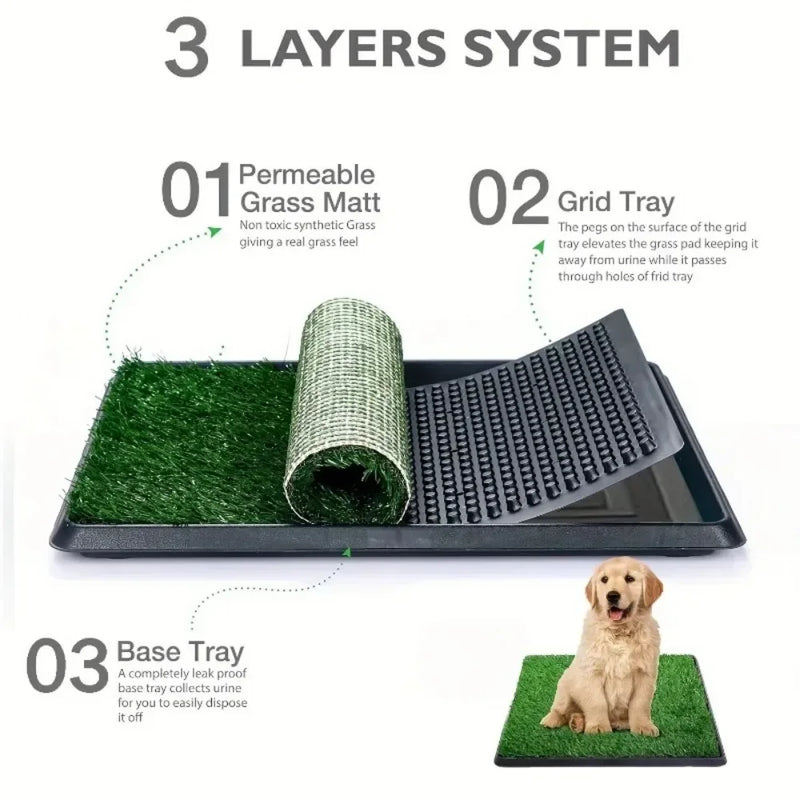 Pet Grass Pad Artificial Dog Poop Toilet