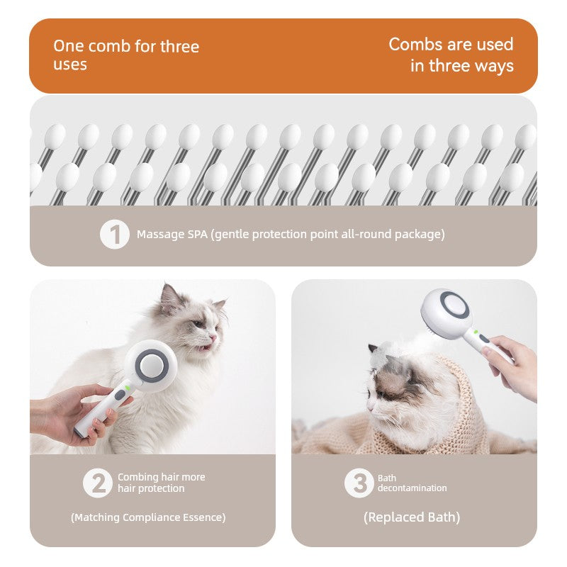 Popo Spray Cleaner Special Cat Hair Comb