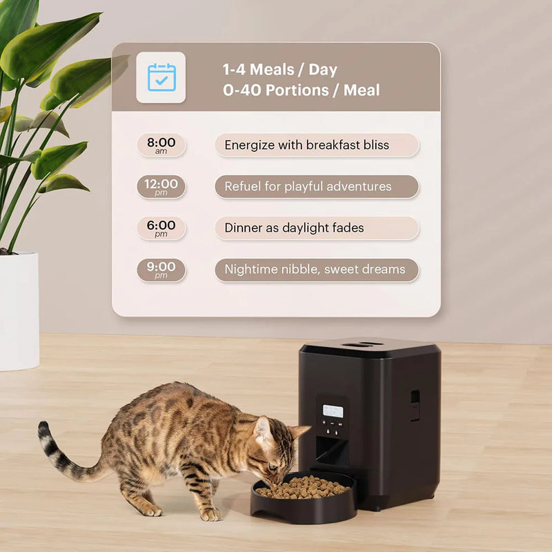 Smart Pet Feeder Automatic With Timed Quantitative