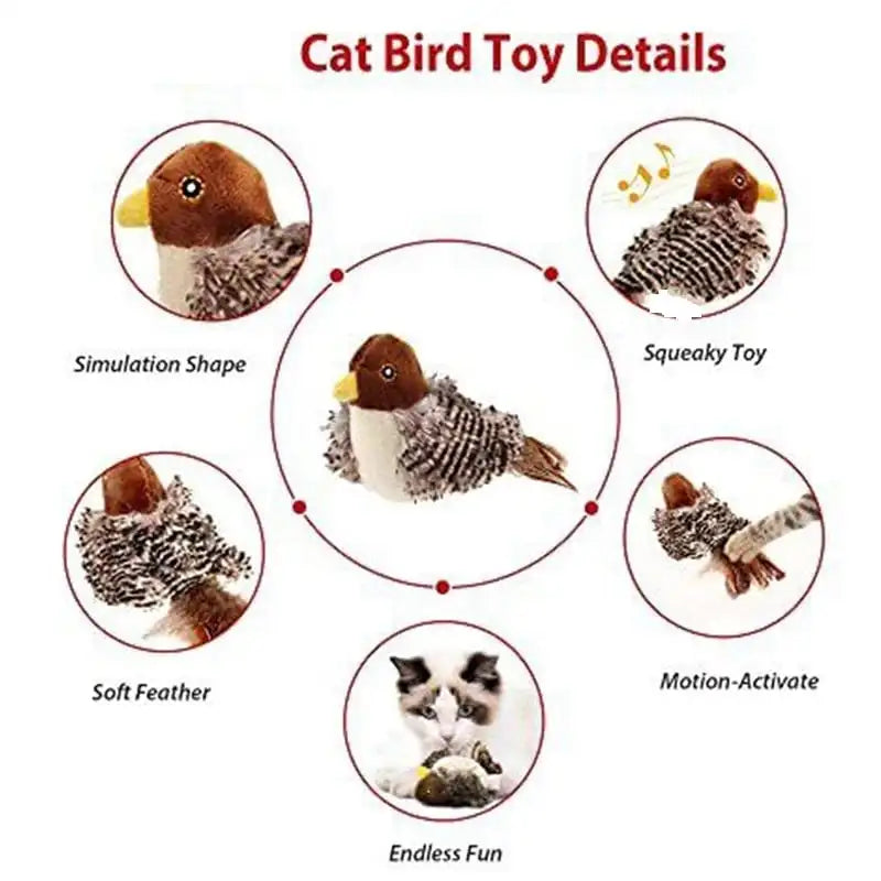 Interactive Cat Toys Flying Bird