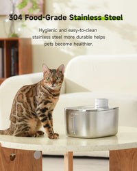 4L Wireless Cat Water Fountain Auto Sensor Drinking Fountain